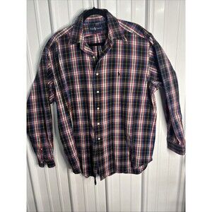 Ralph Lauren Mens Classic Fit Button Down Flannel Size Large